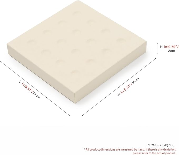 Oirlv Microfiber Diamonds Gemstones Jewelry Display Organize Tray Crystal Beads - Image 8