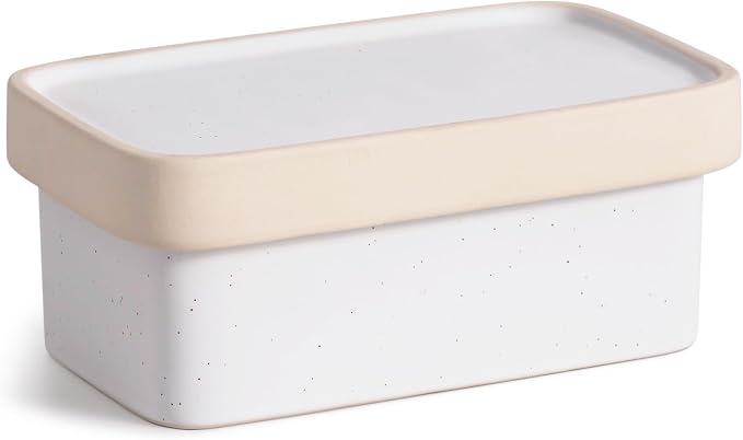 Ceramic Butter Dish with Lid,Large Butter Dish - Image 8