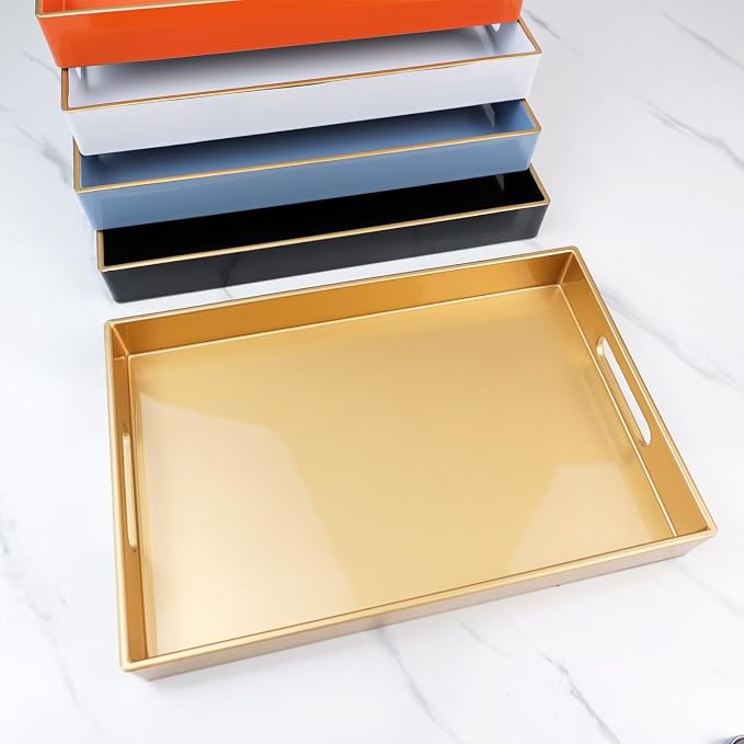 Spsyrine Gold Bathroom Vanity Tray - Image 7