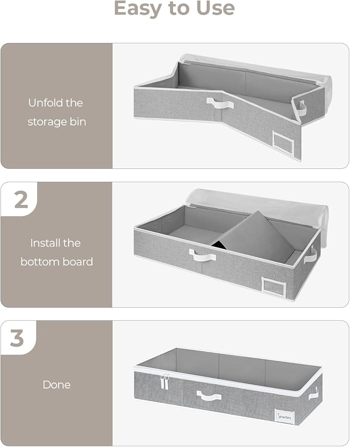 StorageWorks Under Bed Storage Containers - Image 8