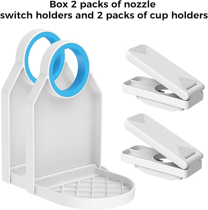2 Pack Laundry Detergent Dispenser Cup Holder, Nozzle button upgrade,Easily No - Image 6