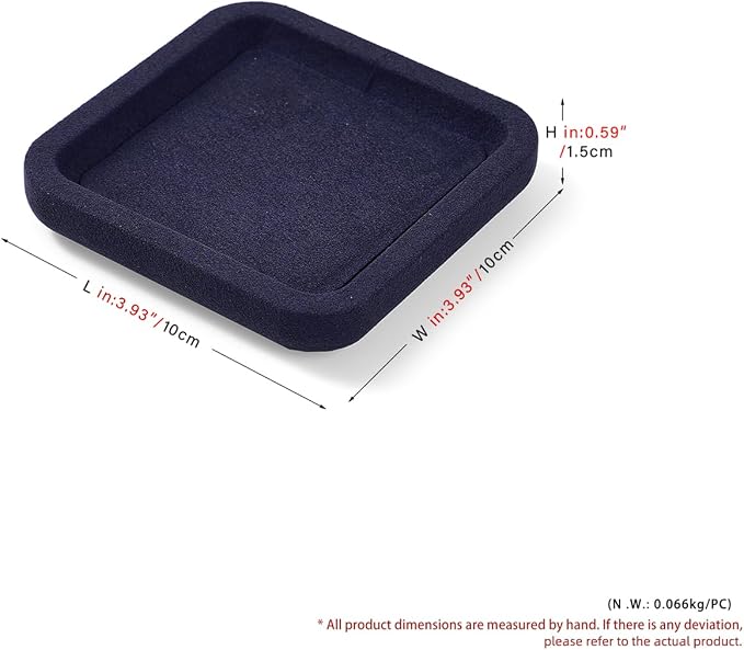 Premium Microfiber Jewelry Display Tray - Image 7