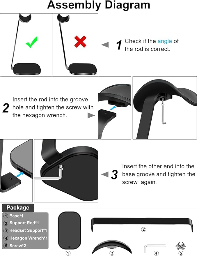 VICHYIE Headphone Stand for AirPods Max, Headset Holder - Image 7