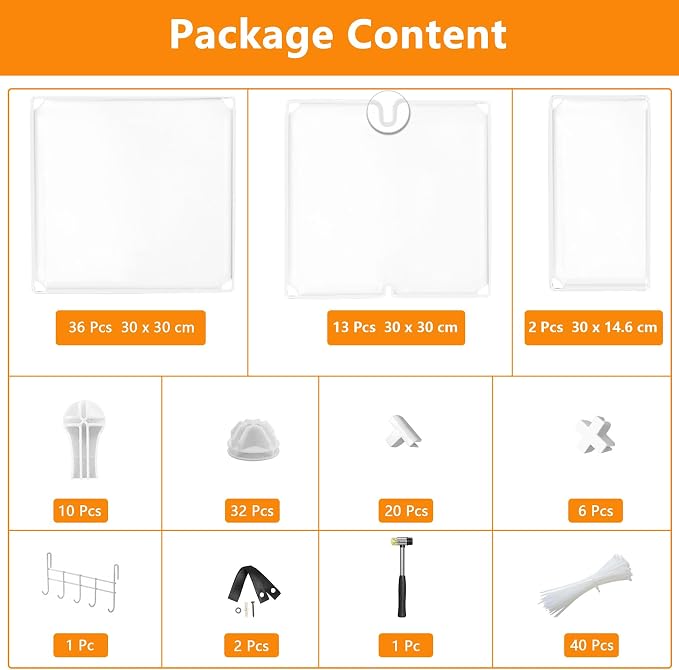 AWTATOS Cube Storage Organizer Closet Storage 12 Cube Shelves, Large and Small - Image 9