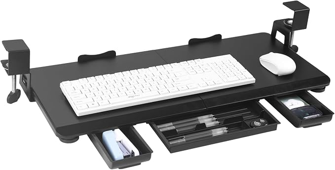 Large Keyboard Tray Under Desk Slide Out - Image 9