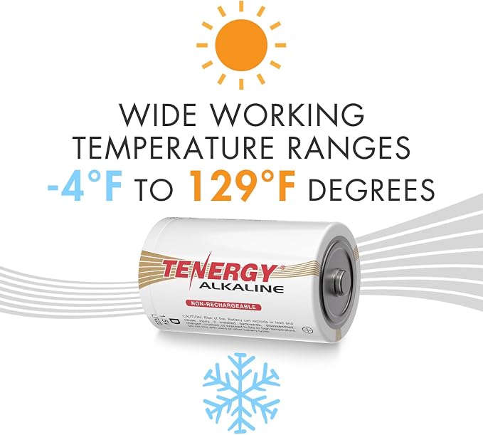 Tenergy Alkaline Batteries & Storage Case, 4xC Size, 4xD Size, 4x9V Size - Image 9