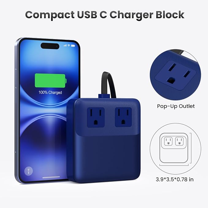 USB C Charger Block, 135W GaN IV Fast Charging Station Hub, 6-in-1 USB C Power - Image 7