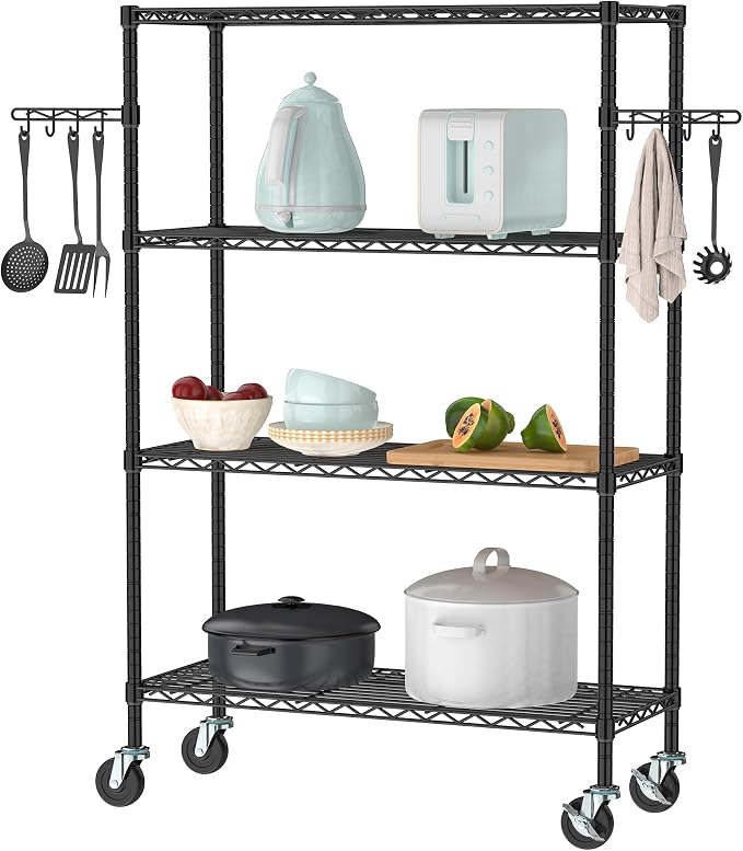 4-Tier Storage Shelving Unit - Image 9