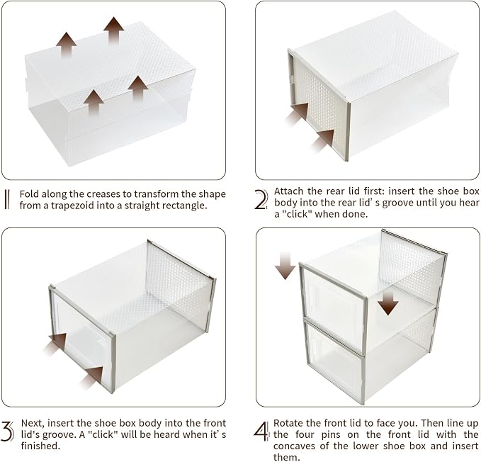 Shoe Boxes, Stack Without Toppling Modular storage boxes combine freely - Image 8