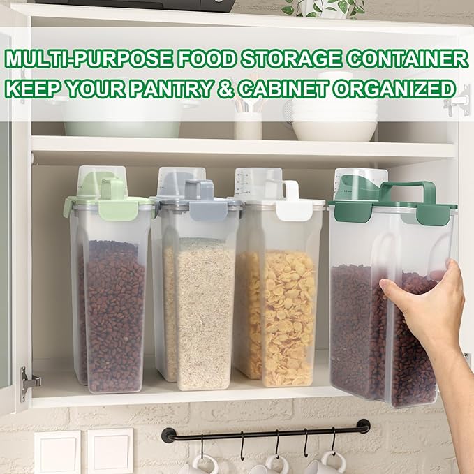 TBMax Airtight Rice Container 10 Lbs, Cereal Dispenser, Pet Cat Dog Food - Image 7