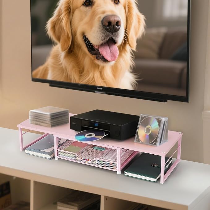 OPNICE Dual Monitor Stand Riser, Desk Organizer - Image 7