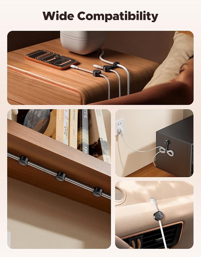8 Pack Cord Organizer Clips - Image 7