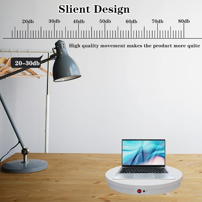JAYEGT Motorized Rotating Display Stand, 350Lbs Load,360 Degree Electric - Image 8