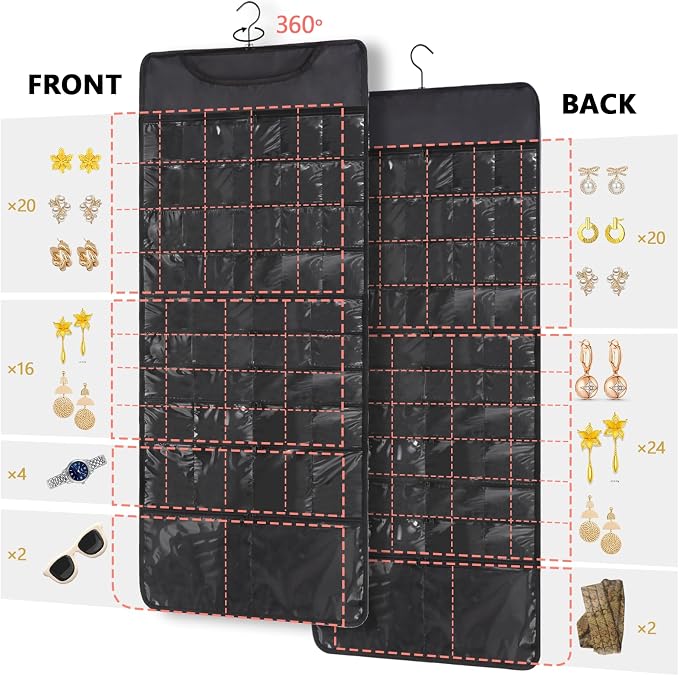 FOREGOER Hanging Jewelry Organizer - Image 7