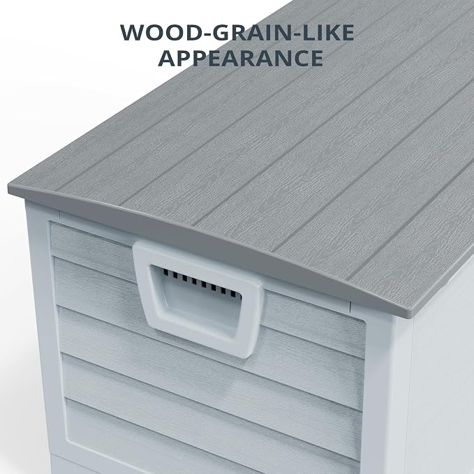 Foldable 75 Gallon Outdoor Storage Box, Plastic Storage Containers - Image 8