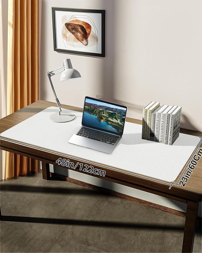 Desk mat Large, Leather Desk Pad Protector, Office Desk Mat, Mouse Pad - Image 7