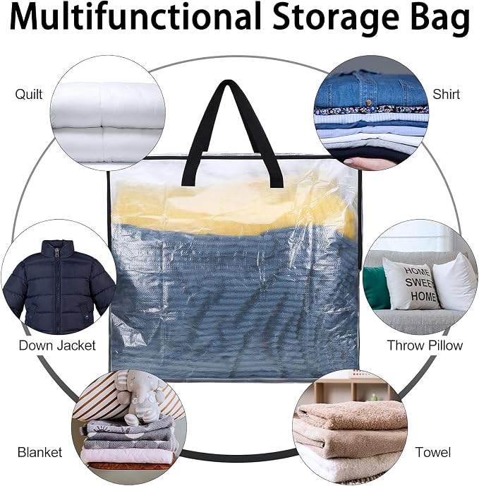 4 Pack Wreath Storage Bag, 26 Inches 90 L Wreath Storage Container, Reinforced - Image 7