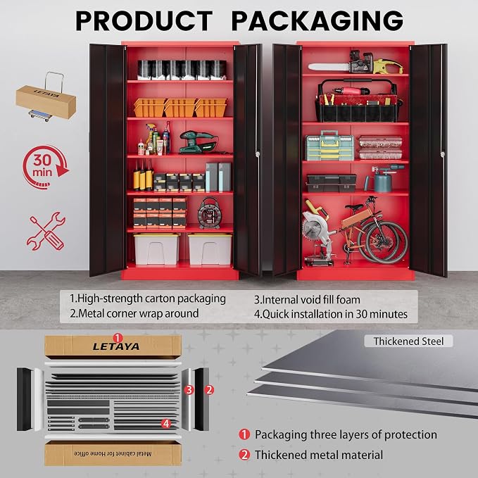 Letaya Metal Storage Cabinets - Image 9