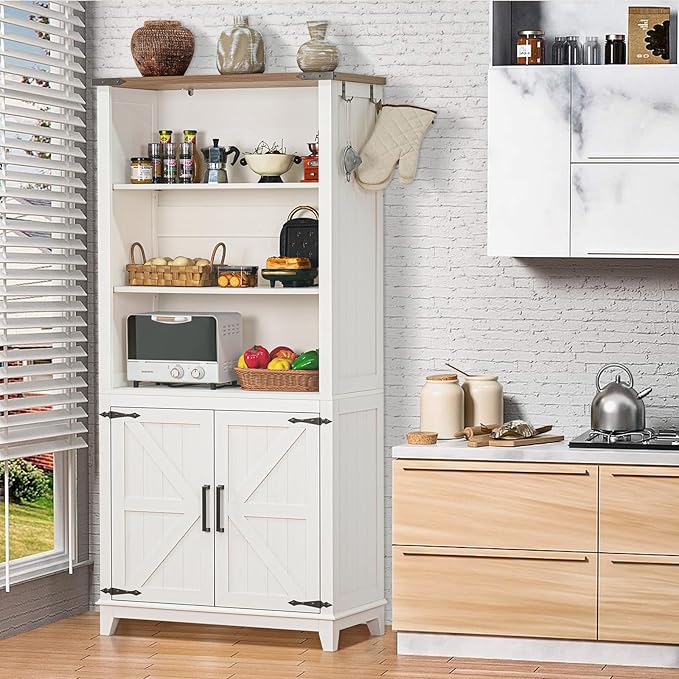 70in Tall Bookshelf 5 Tier Bookcase - Image 8