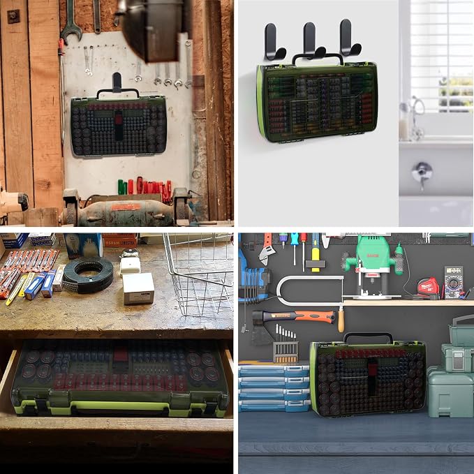 ALCYON Large Capacity 269 Battery Organizer Storage Case - Image 7
