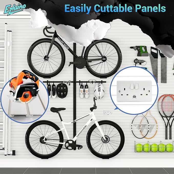 Ezlaino PVC Slat Wall Paneling 4FT x 2FT, Thickened & Durable, Waterproof - Image 8