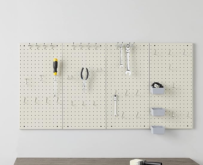 Amazon Basics Rectangular Metal Pegboard Kit - Image 8