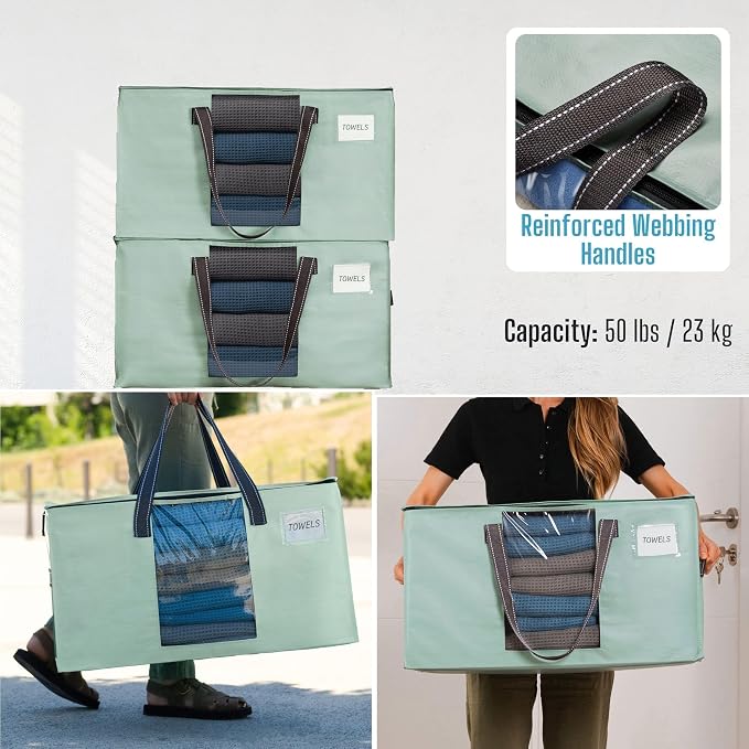 VENO 10 Pack Moving Bags, Comforter and Blanket Storage Bags - Image 8