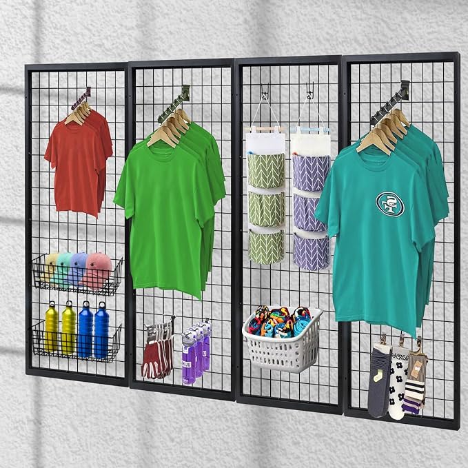 Eastern Tree Metal Grid Wall Panels, Gridwall Display Stand, Heavy Duty - Image 7