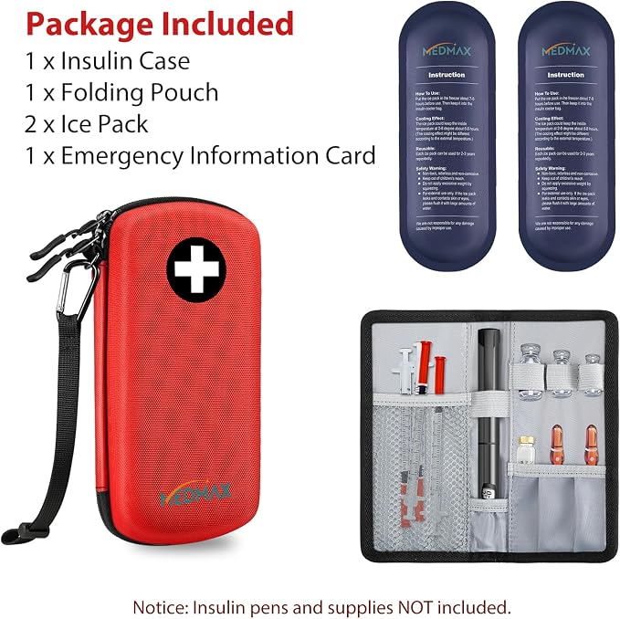 Hard Shell Insulin Cooler Travel Case - Image 8
