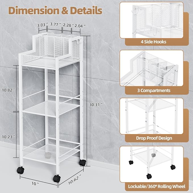 VITVITI Metal Hair Tool Organizer Shelf - Image 6