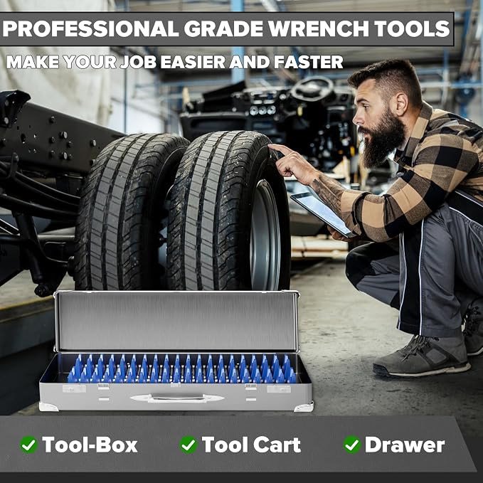 80PCS Modular Wrench Organizer Wrench Holder - Image 7
