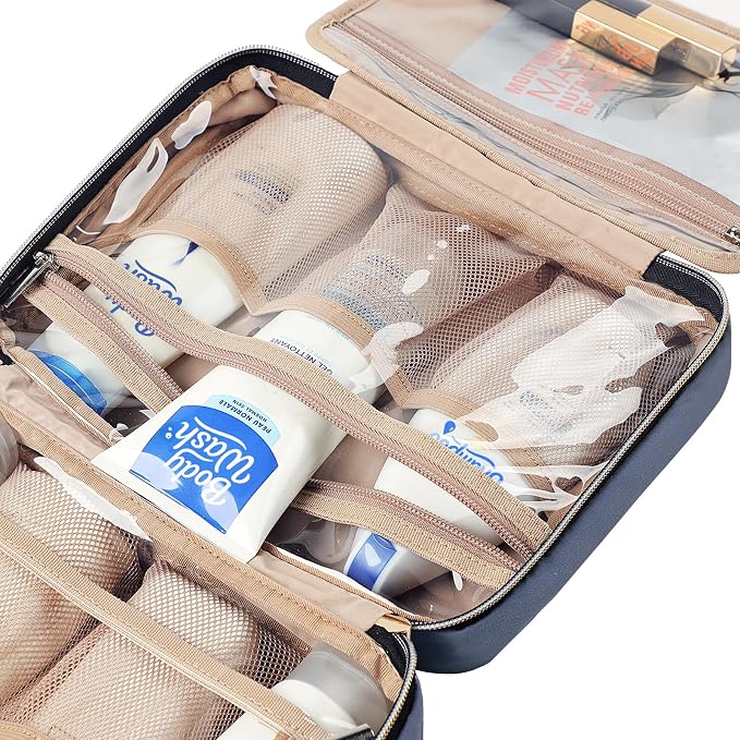 NISHEL Travel Toiletry Bag for women, Portable Hanging Organizer for - Image 6