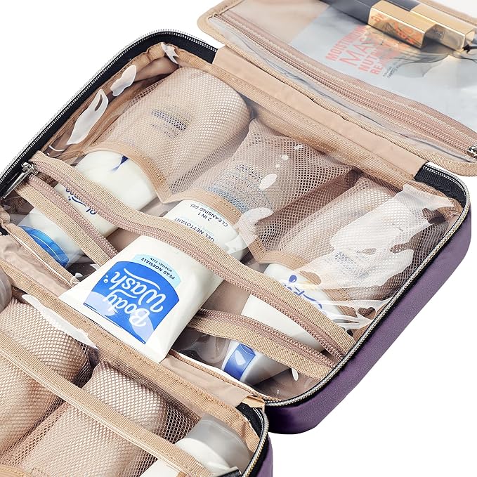 NISHEL Travel Toiletry Bag for women, Portable Hanging Organizer for - Image 6