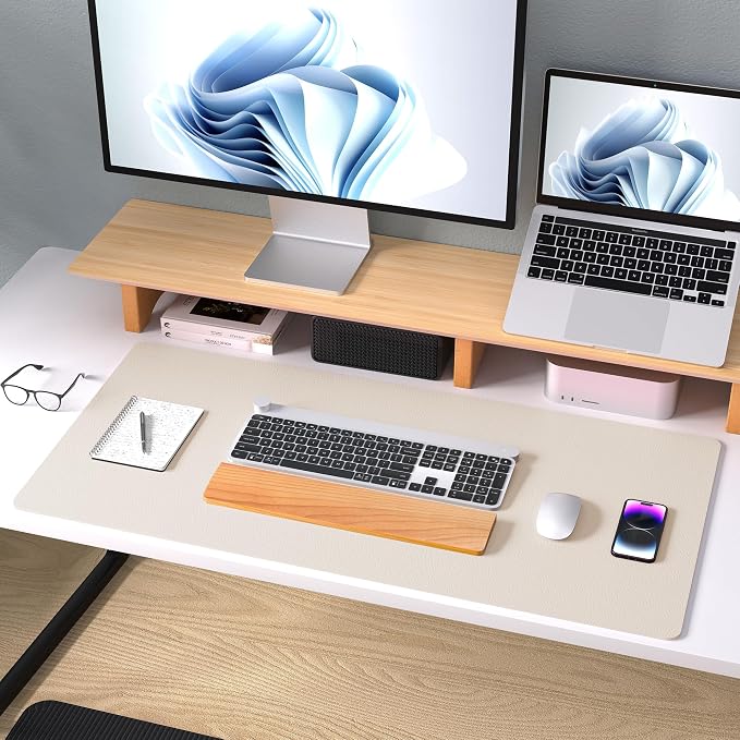 Aothia Large PU Leather Desk Pad Protector – Non-Slip Mouse Pad & Writing Mat - Image 8