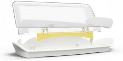 Butter Dish with Lid and Knife, Large Plastic Flip Top Butter Dishes Clear - Image 8