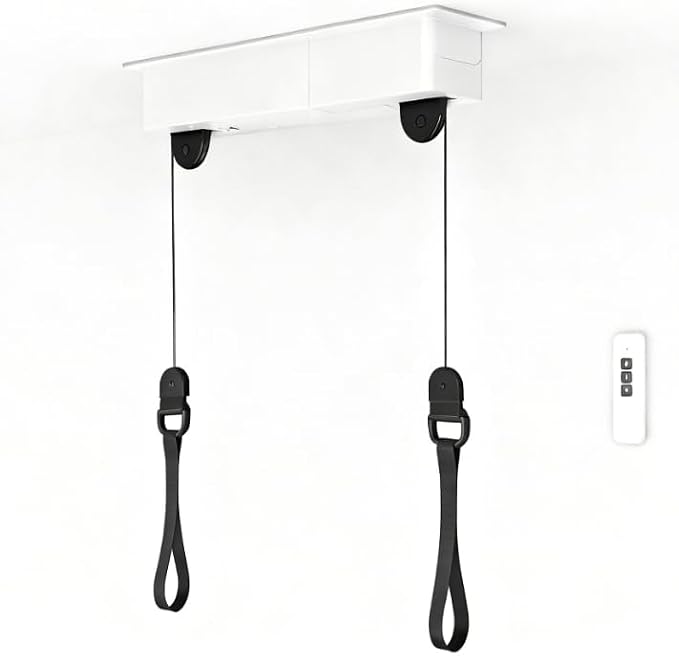 Electric Bike Ceiling Hoist Lift, 50 lbs Capacity, Motorized Dual-Point Garage by HONEST+KIN