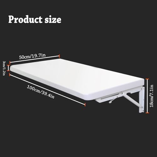 Laundry Room Wall Mounted Folding Table, Kitchen Restaurant Home Bar Work Table - Image 2