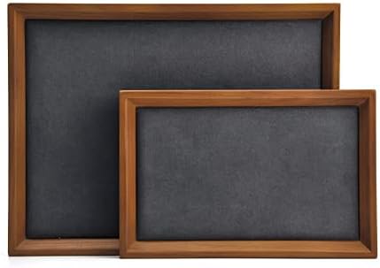 Oirlv Solid Wood Flat Jewelry Tray, Rectangle Jewelry Display Tray, Drawer by Oirlv