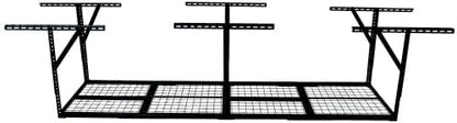 LuckyNote】2x8FT Overhead Garage Storage Rack, Adjustable Storage Organization - Image 7