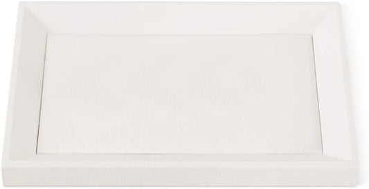 Jewelry Tray, Leather Tray, Luxury White Tray by Yinbeini