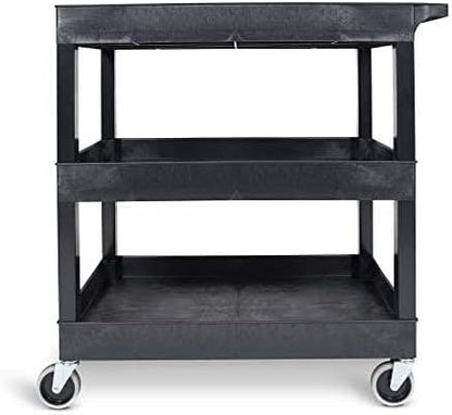 Tubstr 3-Tier Rolling Utility Cart 2-Pack | Each Supports up to 300 lbs. - Image 8