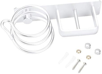 Aluminum Wall Mount Hair Care Hot Styling Tool Storage Organizer Shower Caddy - Image 5
