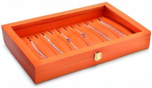 Oirlv Premium Leather Necklace Bracelet Organizer Tray - Image 10