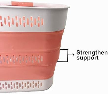 SAMMART 40L Collapsible Plastic Laundry Basket - Image 3