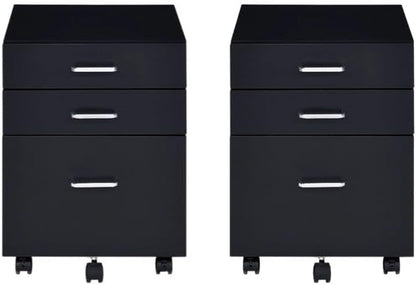 File Cabinet, 3 Drawers Filing Cabinet by Unknown