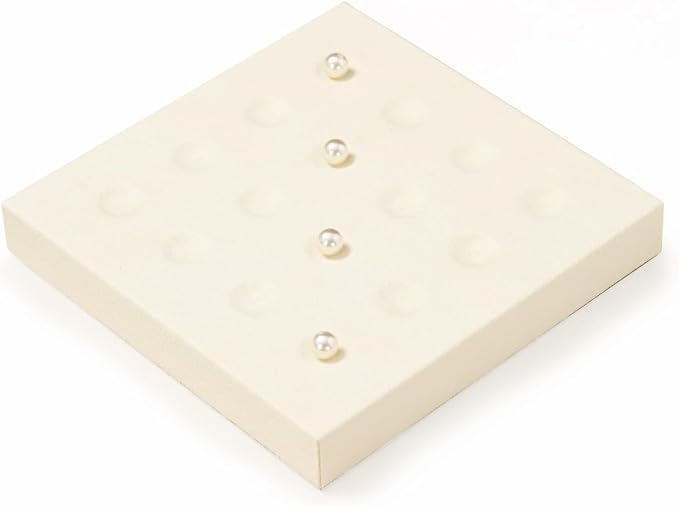 Oirlv Microfiber Diamonds Gemstones Jewelry Display Organize Tray Crystal Beads - Image 6