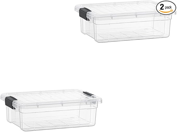 Superio Clear Storage Boxes by Superio