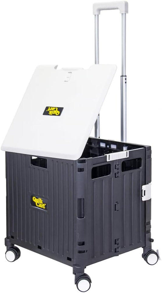 dbest products Quik Cart Swing Lid Four Swivel Wheeled Rolling Crate Teacher by dbestproductsInc