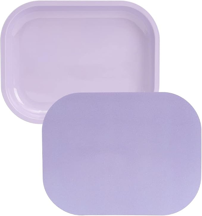 HOKirin Metal Tray With Soft Magnetic Lid, Small Blank With Spill Proof Cover by HOKirin