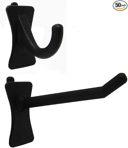 PegPro® J & 2" Hooks Kit for Standard “Wood Fiber” pegboard – Durable Plastic by PegPro%C2%AE